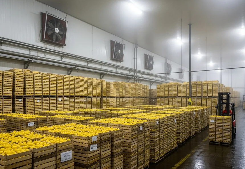 Lemon cold storage